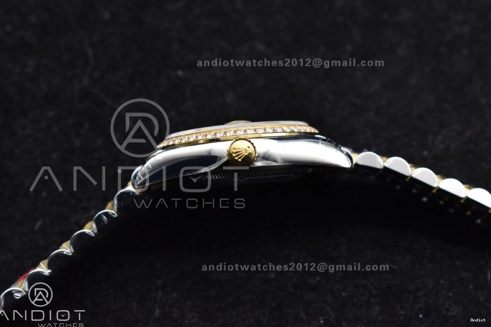 VS 1:1 DateJust Edition Packable Best Bracelet 36 on Dial 904L VSF Textured YG Steel SS 575 Jubilee 126283rbr 0704